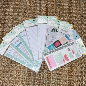 Personal planner inserts bundle
